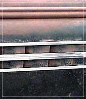 Peeling paint