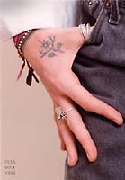 hand with a tattoo