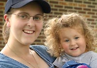 Daughter and Mom