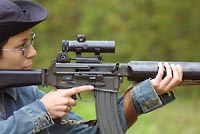 Looking through the scope