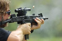 Uzi submachine gun