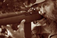 Rifleman in position