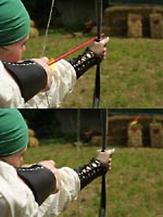 Letting fly an arrow