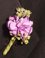 Flower on a lapel