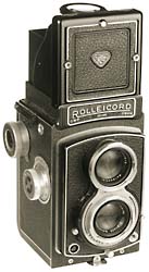 Rolleicord, 3/4 view